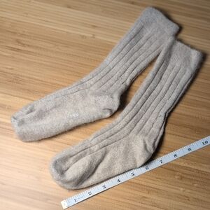 J.Crew Cashmere Socks_Heather Birch